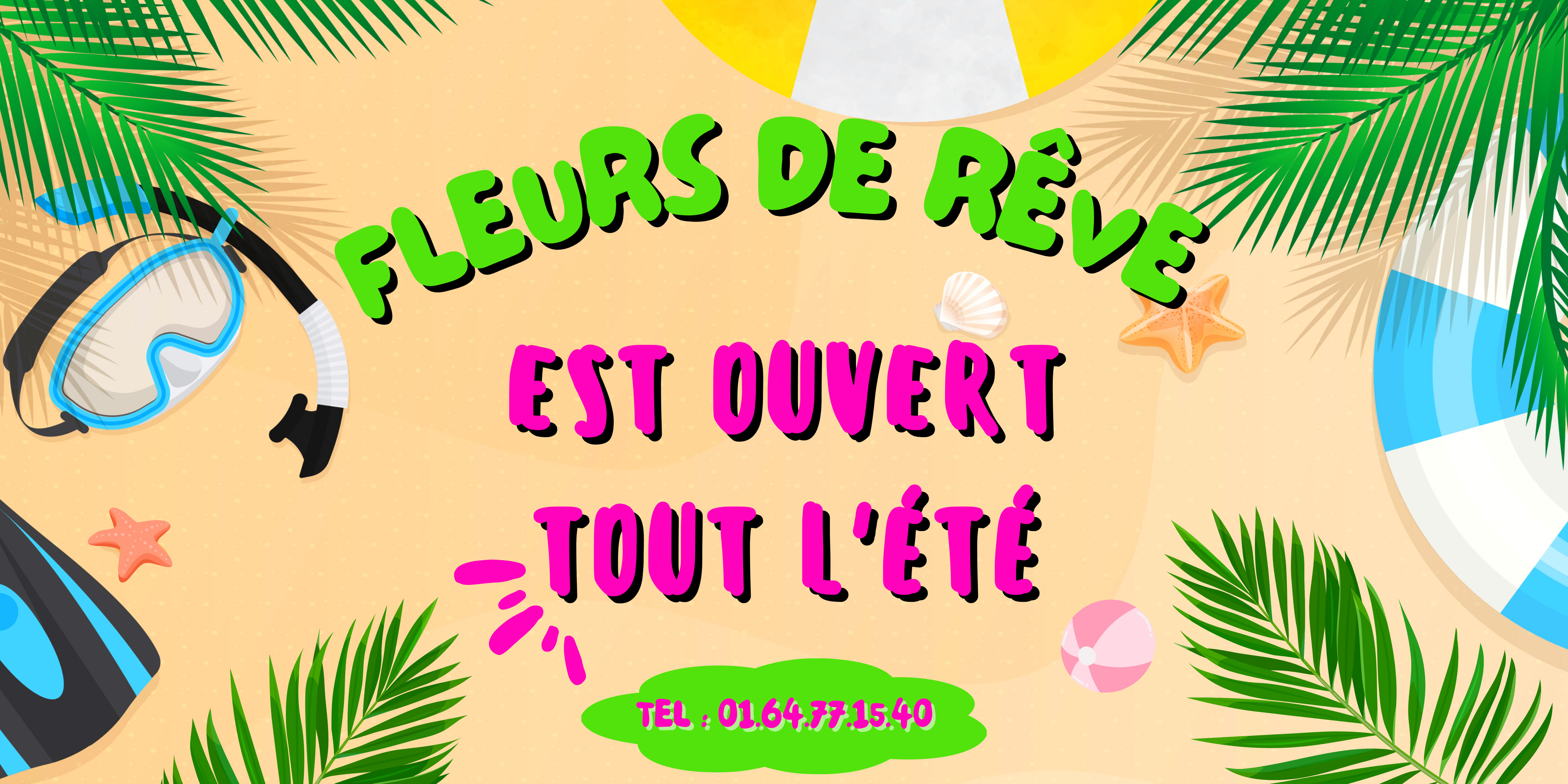 Ouverture tout l'été ! 🏝️